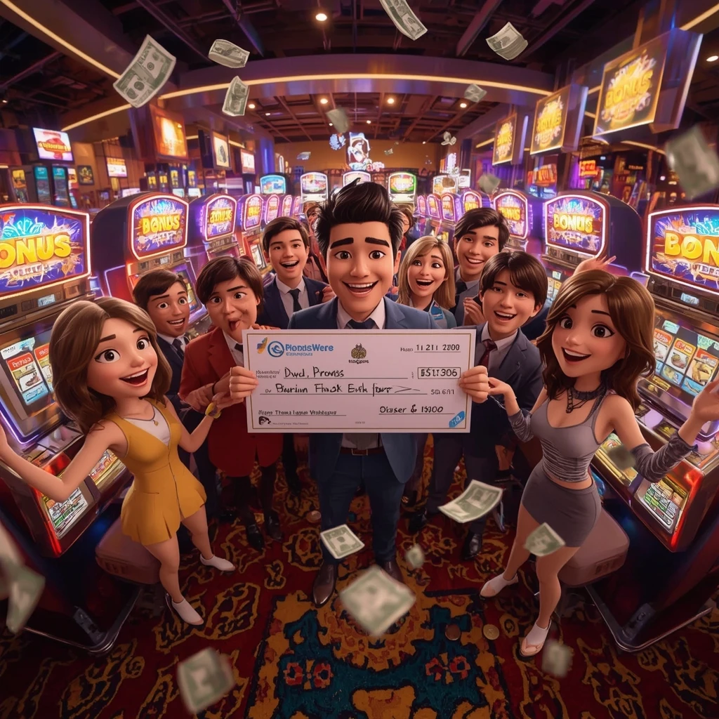 bonus in the hands of a man at BURAN CASINO India